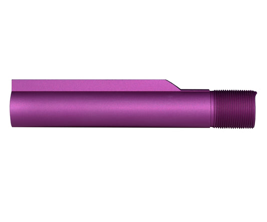 6 Position Military Spec Buffer Tube for AR Stocks, Purple.