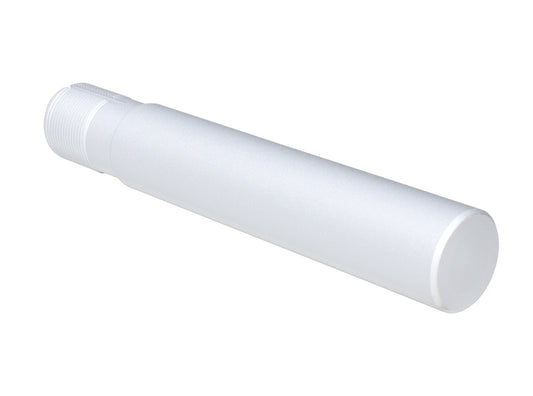 Presma Inc Pistol Length 7.3" Buffer Tube, 1.25" diameter, Silver.  Machined and Anodized in the USA