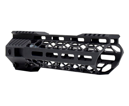 New! Super Light 10" Free Float M-LOK Handguard with Partial Top Rail, AR-10, LR 308. High Profile