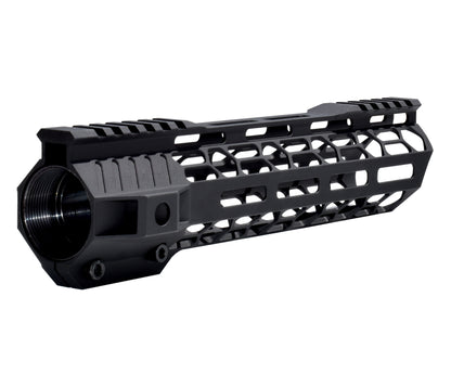 New! Super Light 10" Free Float M-LOK Handguard with Partial Top Rail, AR-10, LR 308. High Profile