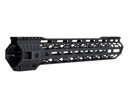 Super Light 15" Free Float M-LOK Handguard with Partial Top Rail, AR-15.
