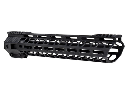 Super Light 15" Free Float M-LOK Handguard with Partial Top Rail, AR-15.