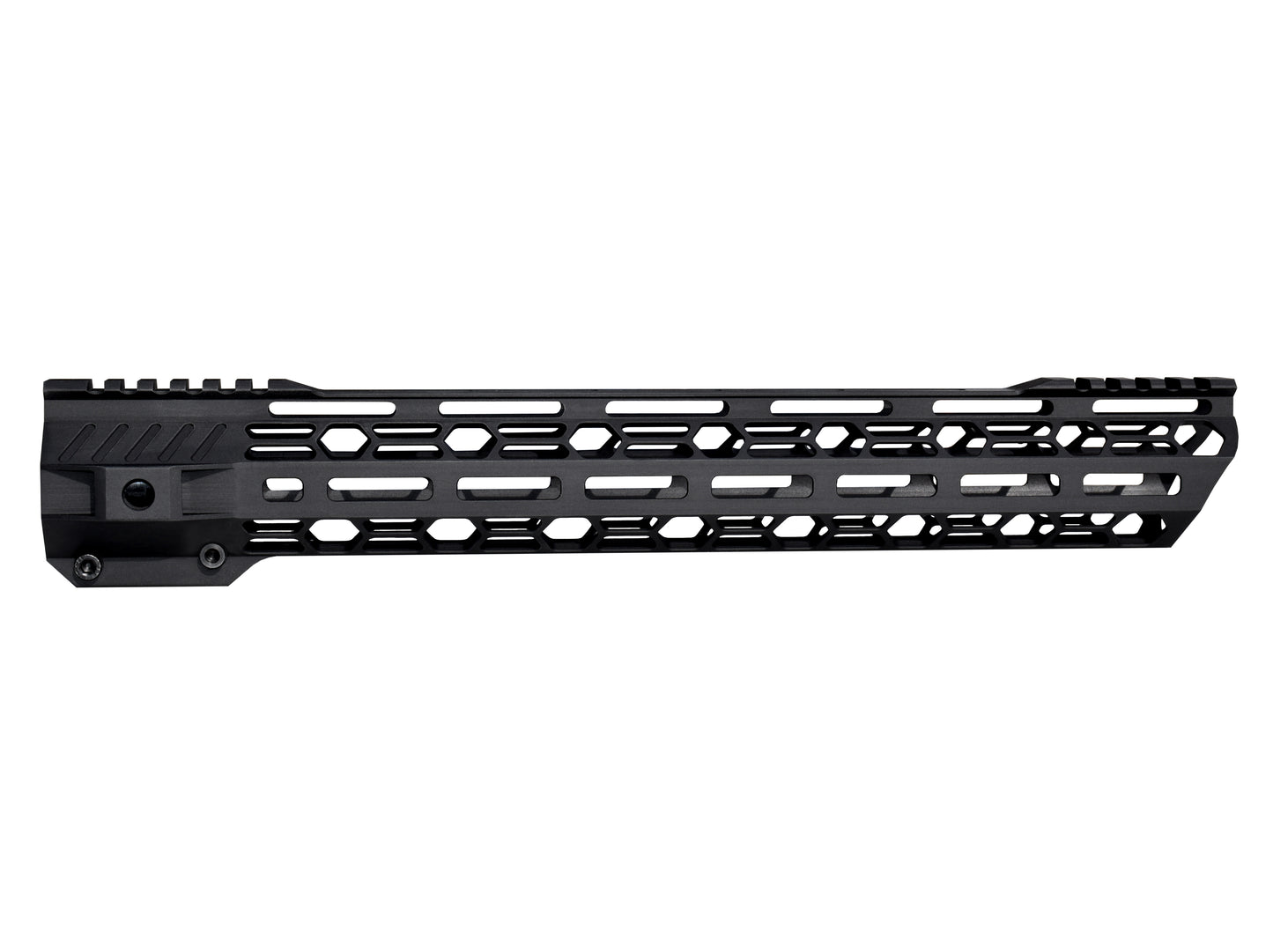 Super Light 15" Free Float M-LOK Handguard with Partial Top Rail, AR-15.