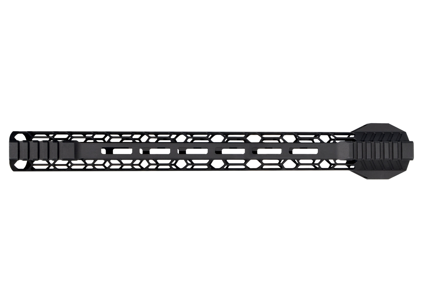 Super Light 17" Free Float M-LOK Handguard with Partial Top Rail, AR-10, LR 308. High Profile