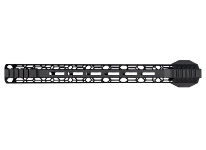 Super Light 17" Free Float M-LOK Handguard with Partial Top Rail, AR-10, LR 308. High Profile