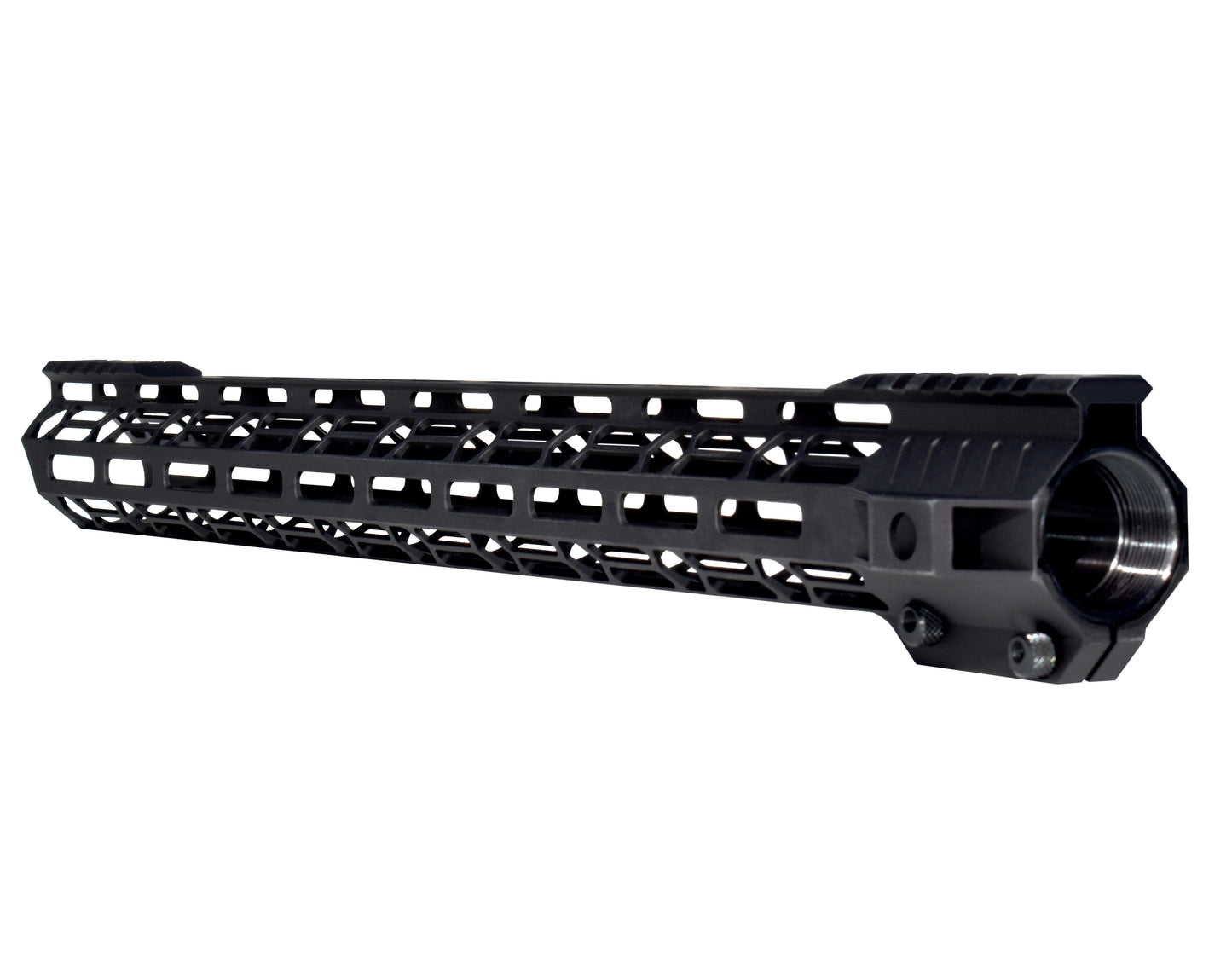 Super Light 19.5" Free Float M-LOK Handguard with Partial Top Rail, AR-10, LR 308. High Profile
