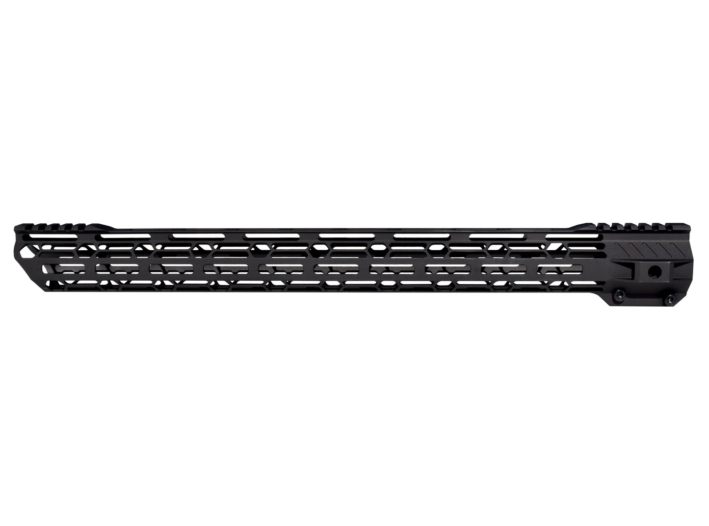 Super Light 19.5" Free Float M-LOK Handguard with Partial Top Rail, AR-10, LR 308. High Profile