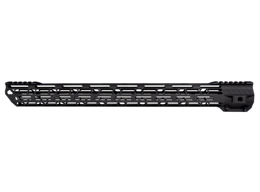 Super Light 19.5" Free Float M-LOK Handguard with Partial Top Rail, AR-10, LR 308. High Profile